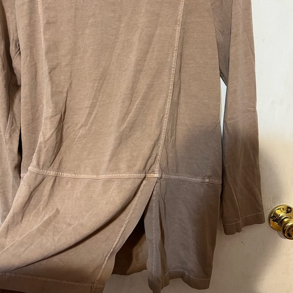 PureJill 100% Organically Grown Cotton Long Sleeve Tunic Top Size Small - Picture 3 of 5